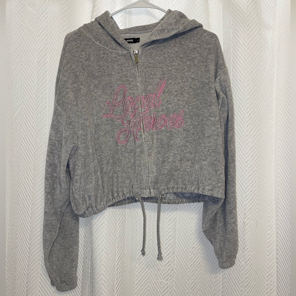 Local Heroes Cropped Hoodie